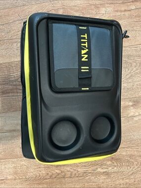 Titan Black and Yellow Collapsible Cooler